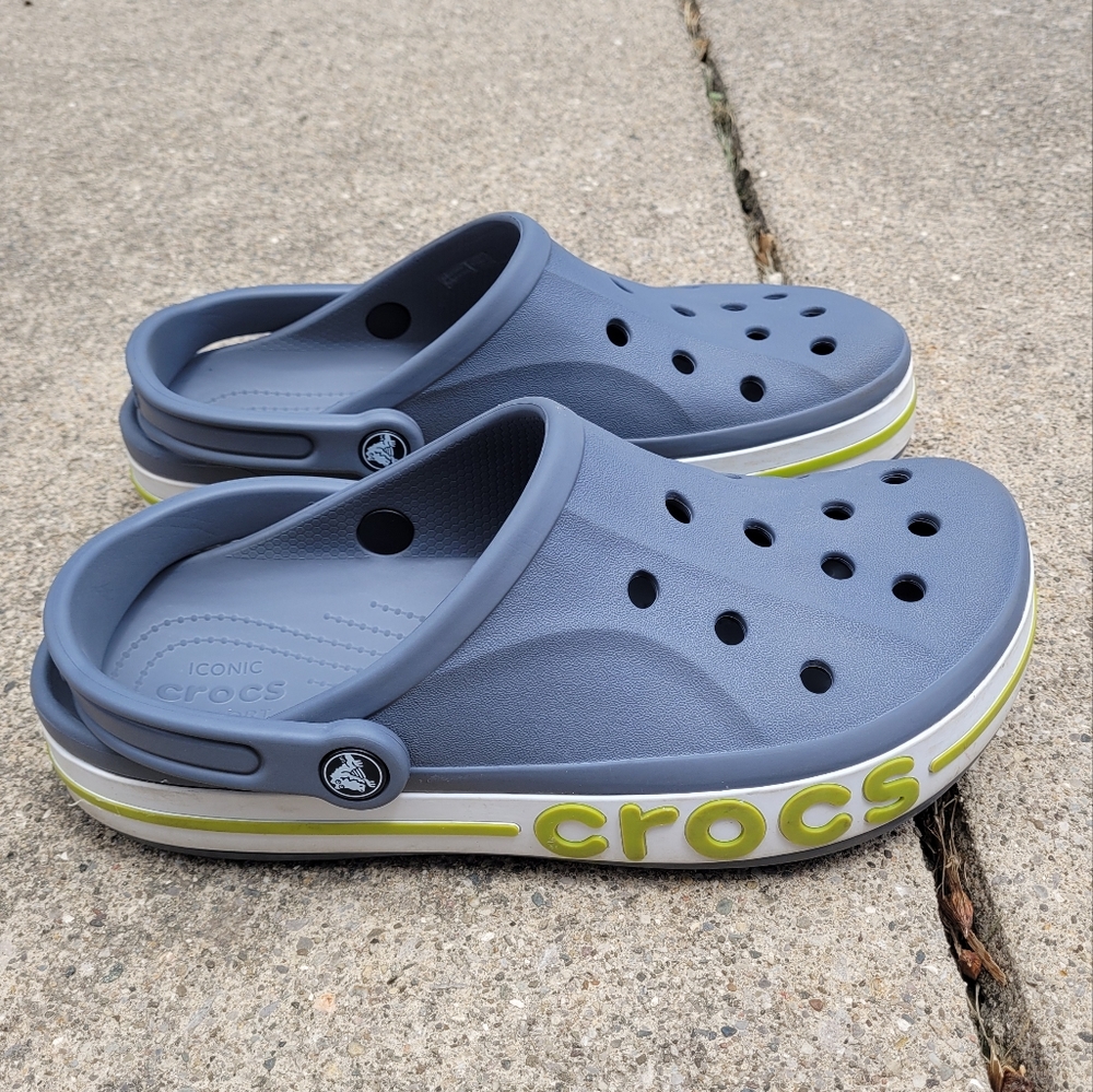 Gray Crocs